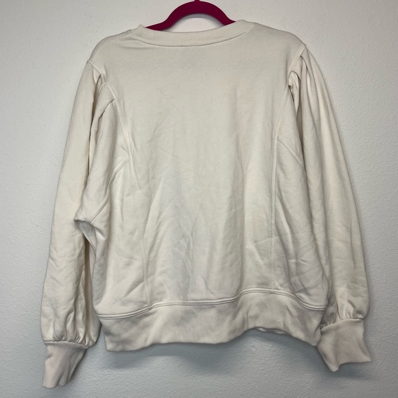 NWT Cream Long Sleeve Crewneck - A New Day - Picture 2 of 9